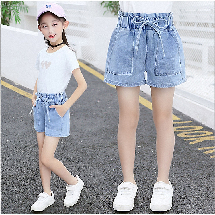 Quần short jean bé gái từ 13 đến 43kq - QJ65
