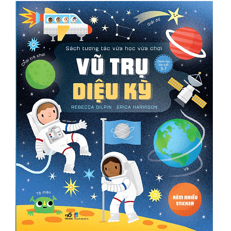 Sách Tương Tác Vừa Học Vừa Chơi - Vũ Trụ Diệu Kỳ - Ảnh 3