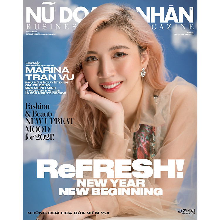 Tạp chí NỮ DOANH NHÂN số 135 phát hành tháng 01/2021