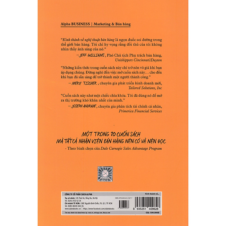 Kinh Thánh Về Nghệ Thuật Bán Hàng (Tái Bản Mới Nhất) - Ảnh 3