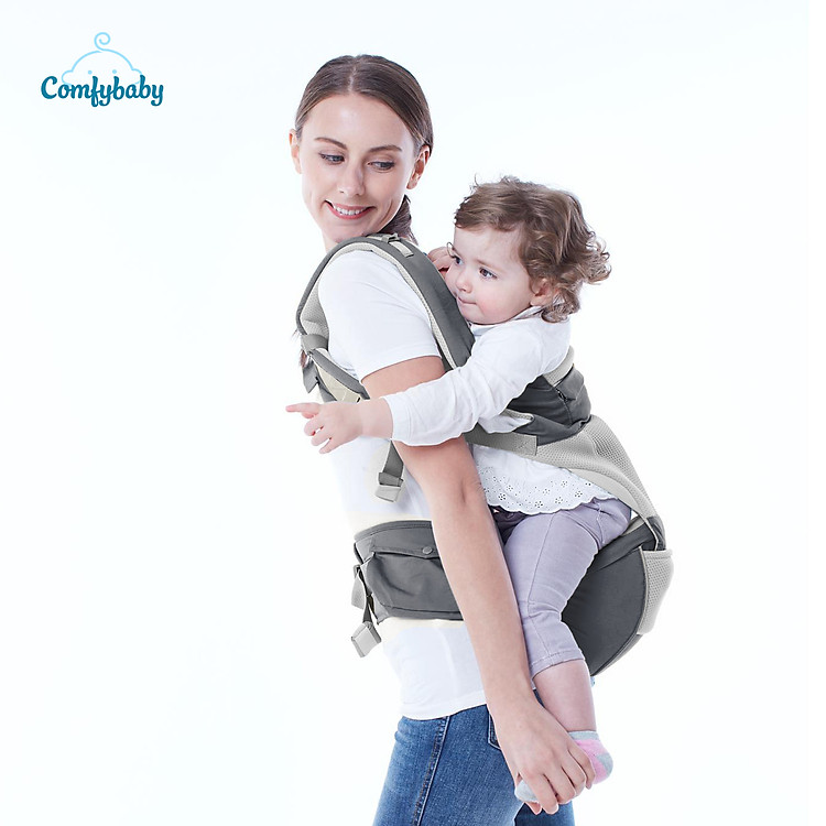 Mua Địu Em Bé Comfybaby 4 Tư Thế - Tặng Khẩu Trang Chính hãng Ưu đãi - Hình ảnh 3