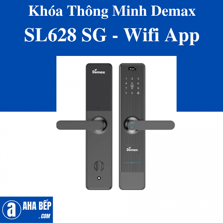 KHÓA THÔNG MINH DEMAX SL628 SG - WIFI APP - HÀNG CHÍNH HÃNG
