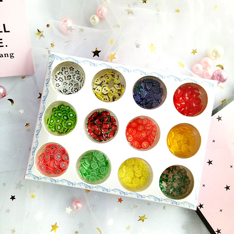 Set 12 hũ trang trí dành cho Móng tay & Nails