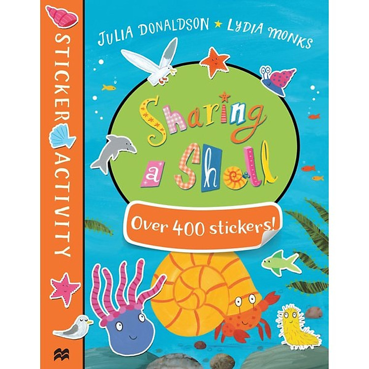 Sách Sharing a Shell Sticker Book