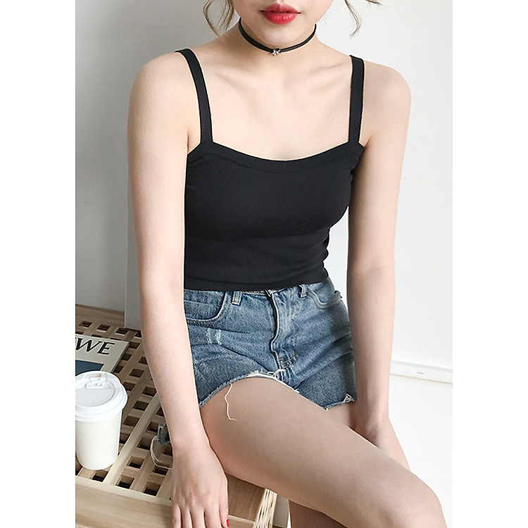 Áo Hai Dây Lửng Body Gợi Cảm