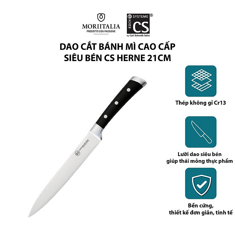Dao cắt bánh mì CS Herne cao cấp siêu bén không gỉ 037932