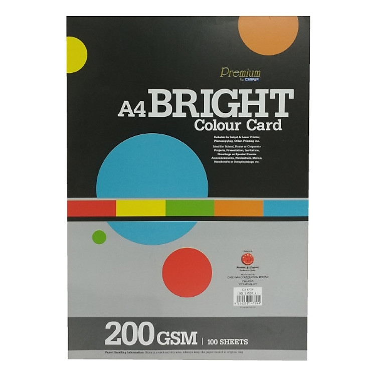 Giấy Màu CAMPAP A4 CA-4709 (100Tờ/Xấp)
