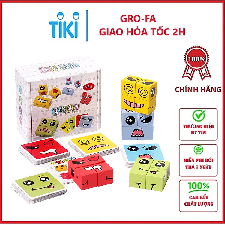 Mua Bộ Đồ Chơi Xếp Rubik Cảm Xúc Chính hãng Tiết kiệm