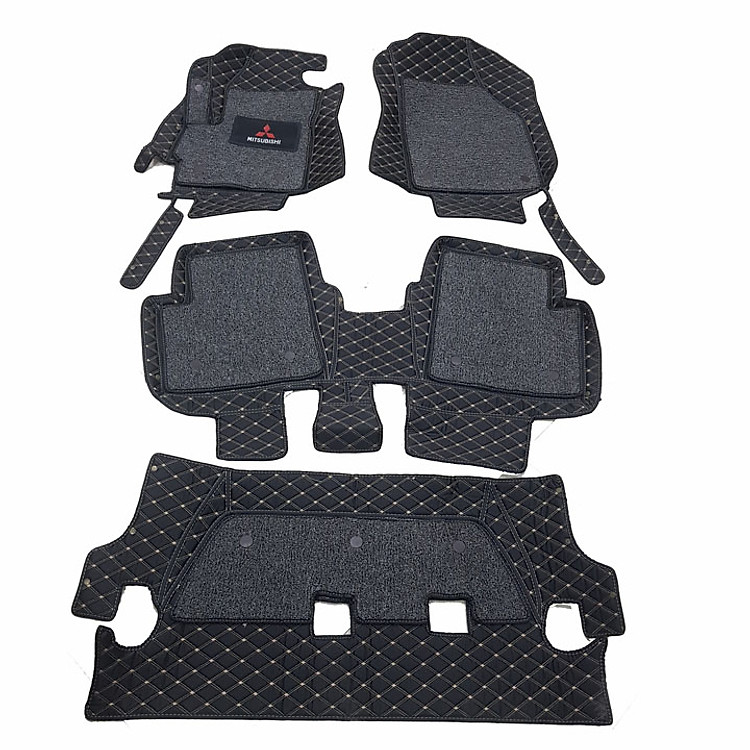 Thảm sàn, lót sàn Da 6D cao cấp dành cho xe Mitsubishi Xpander