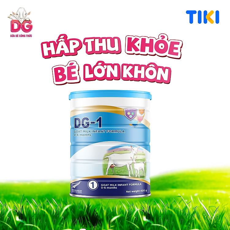 Nơi mua Sữa dê công thức DG-1 tại DG SMARTMOM Chính hãng Giá rẻ