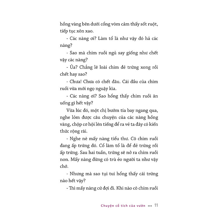 Văn Học Thiếu Nhi - Chuyện Cổ Tích Của Vườn - Ảnh 4