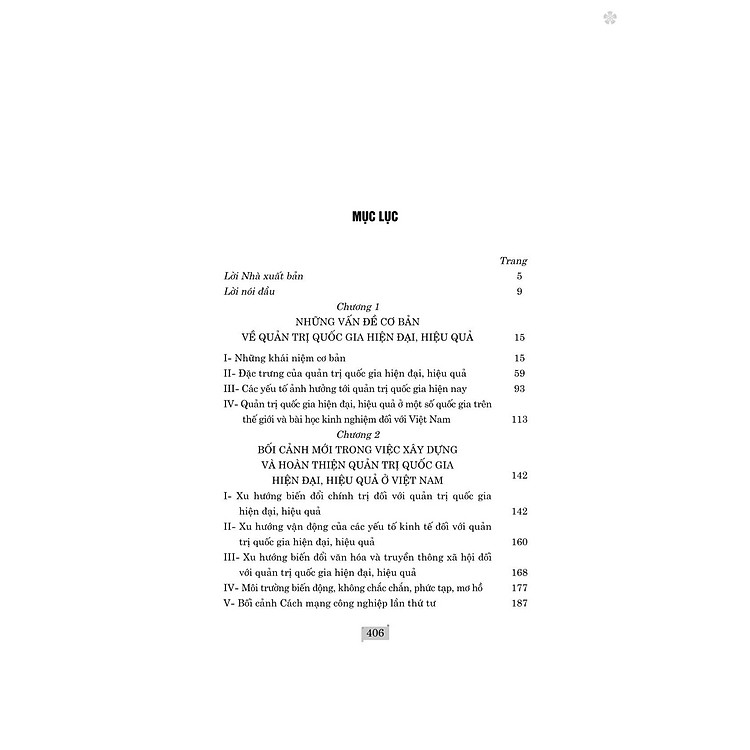 Quản trị quốc gia hiện đại, hiệu quả cơ sở lý luận và thực tiễn ở Việt Nam hiện nay - bản in 2024 - Ảnh 4