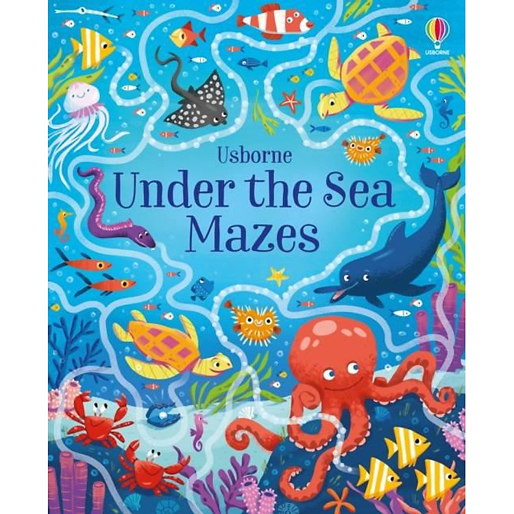 Sách - Under the Sea Mazes by Various (UK edition, paperback)