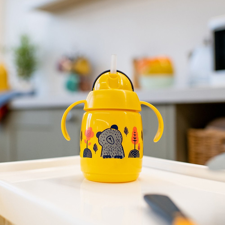 Bình uống nước Tommee Tippee 300ml Chính hãng Giá tốt - Hình ảnh 3