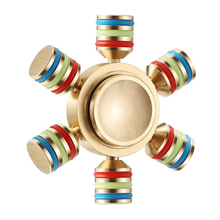 Con quay bánh lái handspinner 6 cánh legaxi