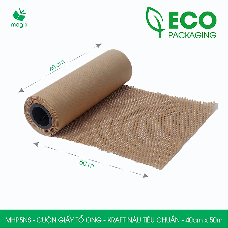 Cuộn Giấy Tổ Ong Chống Sốc MHP5NS (40cm x 50m)