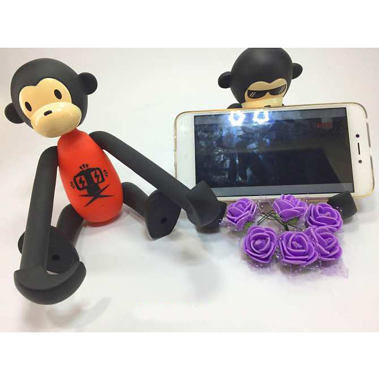 Giá đỡ điện thoại hình con khỉ (màu ngẫu nhiên)