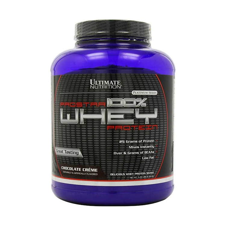 Sữa Tăng Cơ Prostar 100% Whey Protein Ultimate Nutrition 5.28lbs (2.39Kg) (Giao Vị Ngẫu Nhiên)