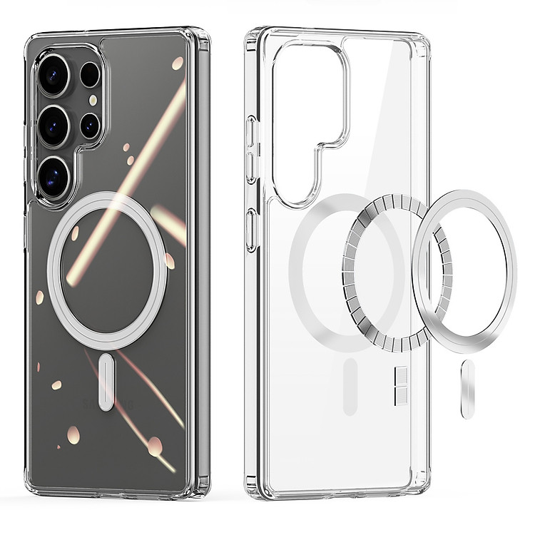 Ốp Lưng Dành Cho Samsung Galaxy S26 Ultra/ S26 Plus/ S26/ S25 Ultra/ S25 Plus/ S25 Sạc Từ Tính Chống Ố Vàng DUX DUCIS Clin Mag Series_ Hàng chính hãng