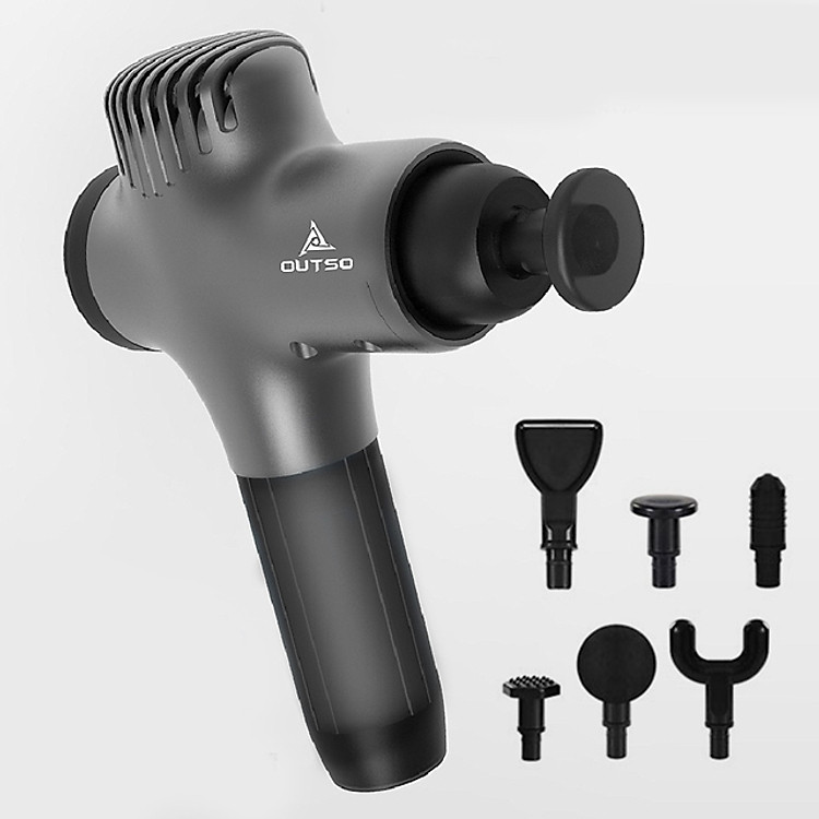 Máy massage giúp giãn cơ bắp, tiện lợi - Fascial Gun