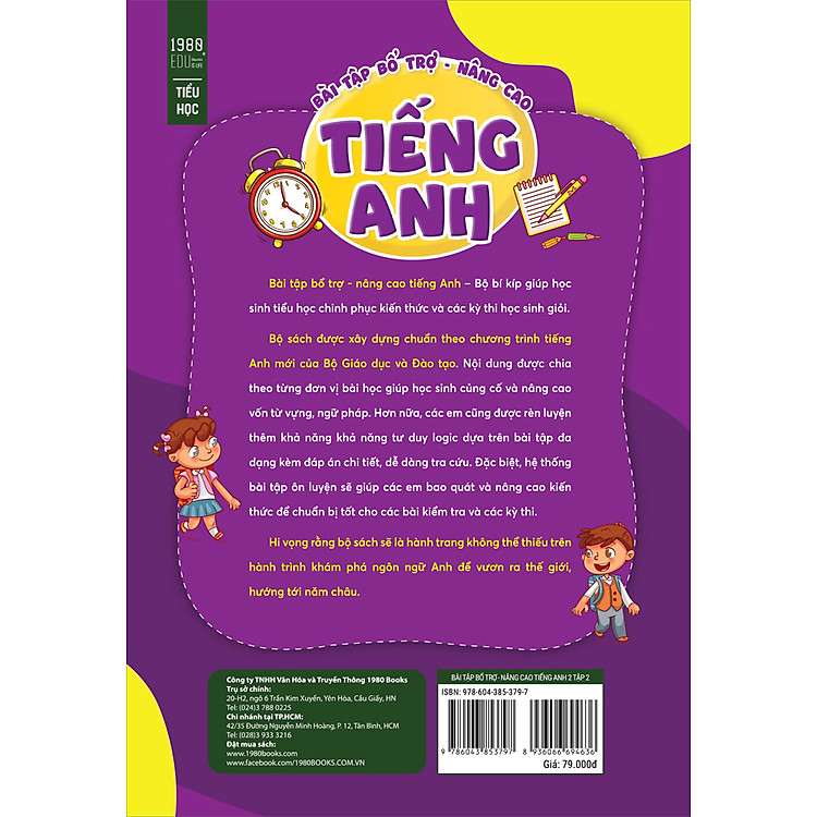 Bài Tập Bổ Trợ Nâng Cao Tiếng Anh Lớp 2 (Tập 2) - Ảnh 2