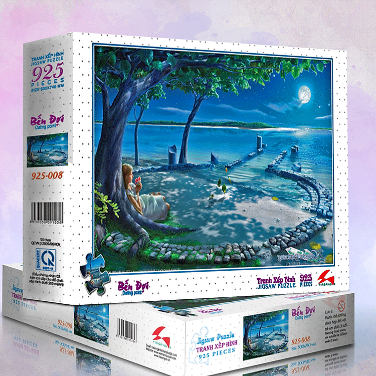 Mua tại Tiki: Tranh xếp hình Tia Sáng Bến Đợi Chính hãng Tiết kiệm