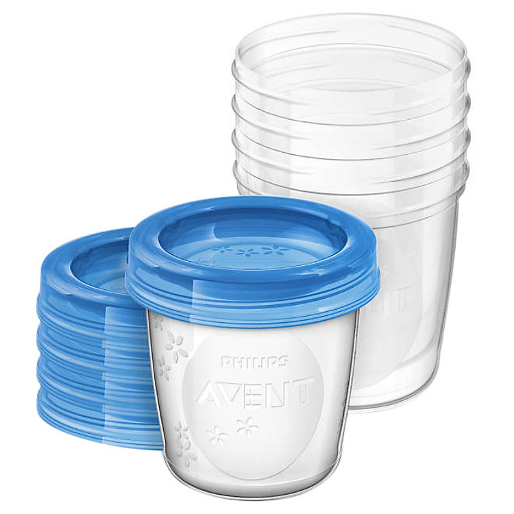 Cốc Trữ Sữa VIA Philips Avent (5Ly -180ml) - SCF619/05