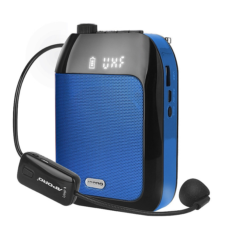 Máy trợ giảng không dây APORO UHF 2.4G ( tặng 1 túi đựng thời trang ) hàng nhập khẩu