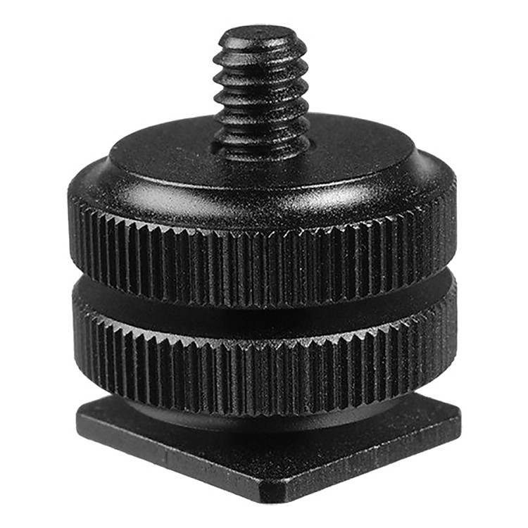 Hotshoe - Ốc 1/4 Có 2 Khoá Vặn - Hàng Nhập Khẩu