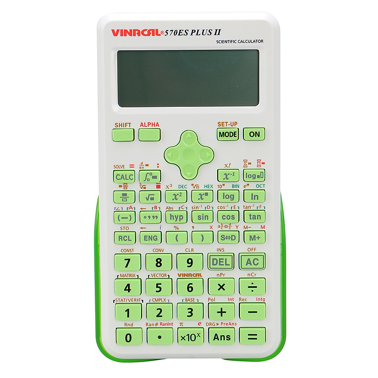 Máy Tính Học Sinh Vinacal 570ES Plus II – Xanh lá