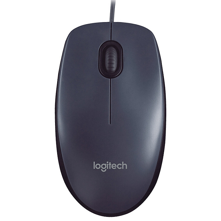 Chuột Quang Có Dây Logitech M90 - Đen