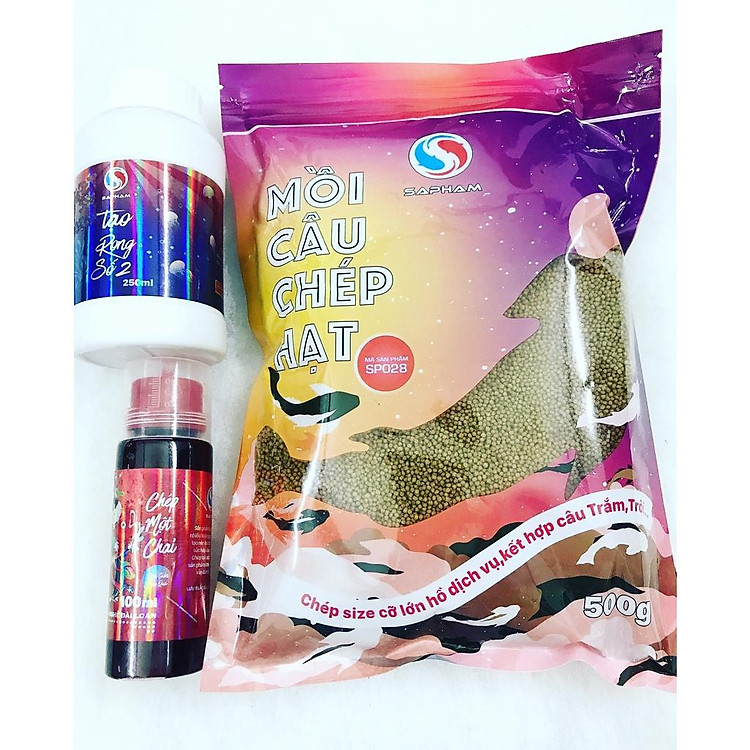 combo câu cá chép 1 chai sa phạm