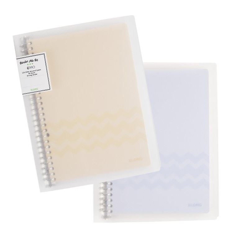 Sổ Binder File Caro sắt 26 chấu B5 (80 tờ)