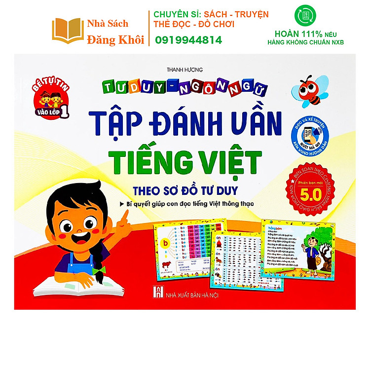 Tập Đánh Vần Tiếng Việt Theo Sơ Đồ Tư Duy (Phiên Bản Mới Nhất 5.0)