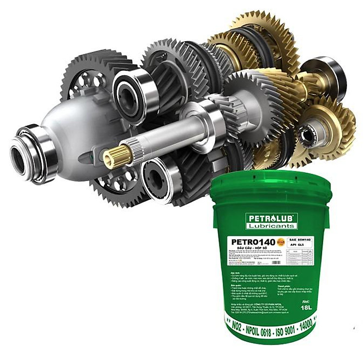 Dầu cầu hộp số PETRO 90/140 GL3 - 18L (Xô/Can) - Hàng chính hãng