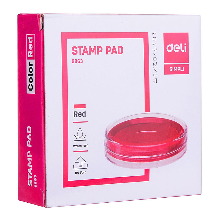 Hộp Dấu Tròn Deli 9863 - Ảnh 3