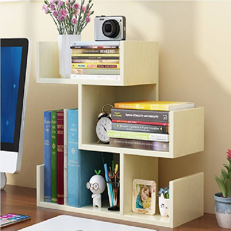 Kệ, giá sách gỗ để bàn (45cm x 43cm x 17cm)