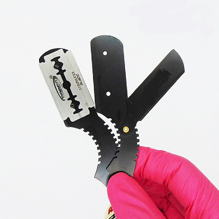 Dao cạo mặt xỏ ngón