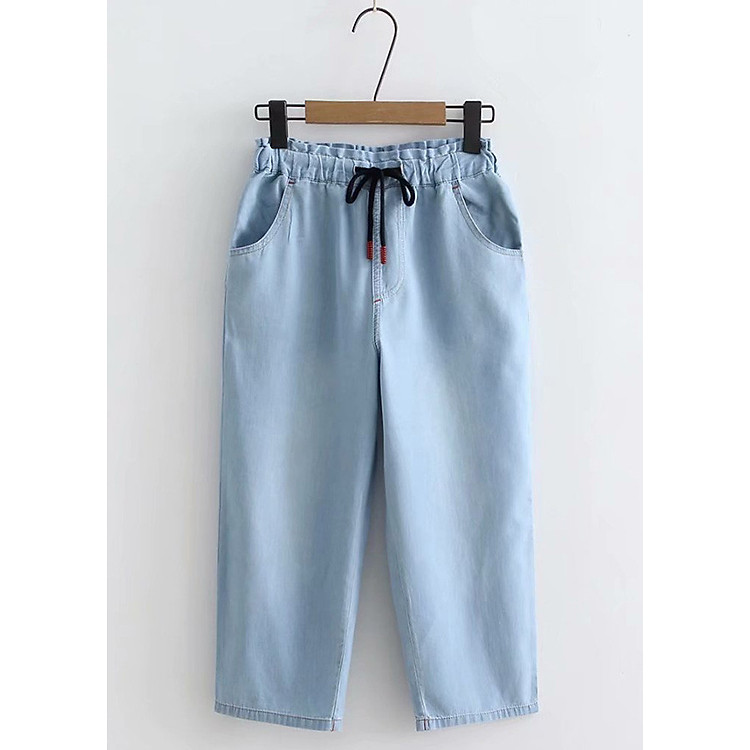Quần Jean Nữ Baggy Lửng 575