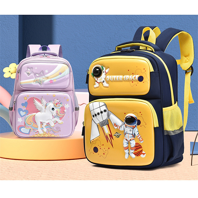 Ba Lô Học Sinh Cao Cấp BEE GEE HS1218 - Xám - Ảnh 7