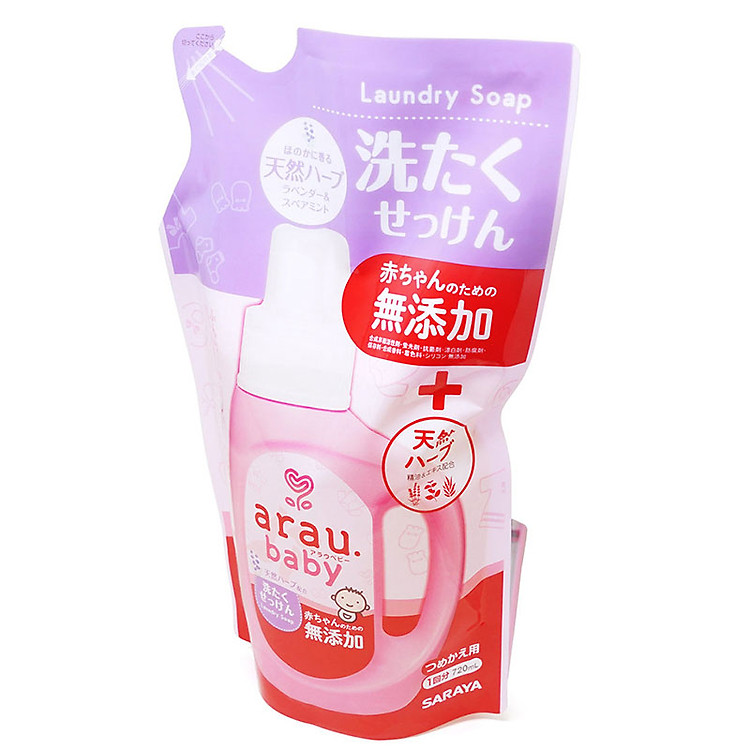 Nước Giặt Arau Baby 720ml UnMei Chính hãng Giá tốt - Hình ảnh 4