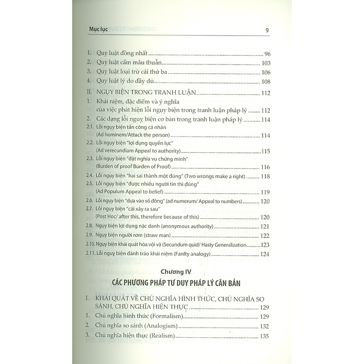 GIÁO TRÌNH TƯ DUY PHÁP LÝ - PGS. TS. Nguyễn Minh Tuấn, PGS. TS. Nguyễn Hoàng Anh (Tái Bản) - Ảnh 5