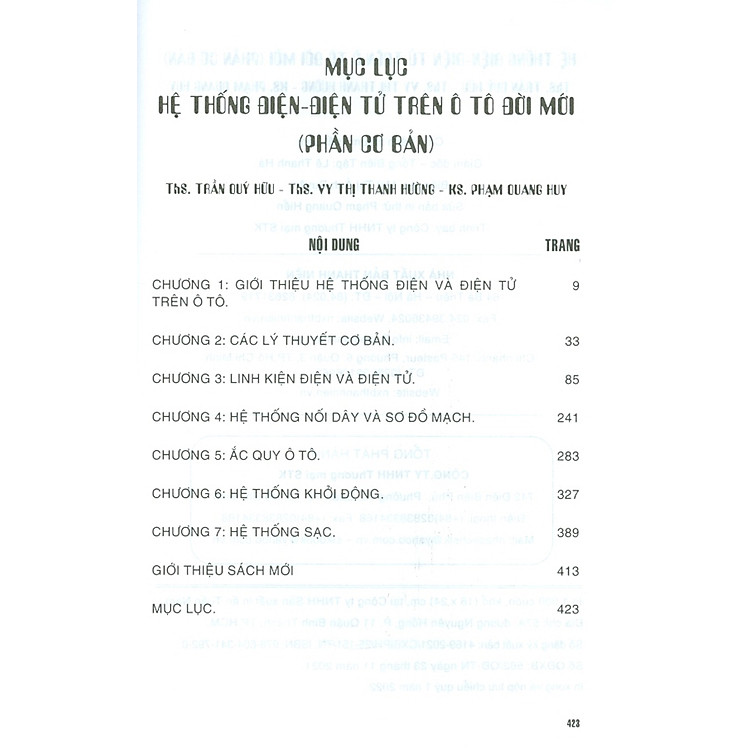 Hệ Thống Điện - Điện Tử Trên Ô Tô Đời Mới (Phần Cơ Bản) - Ảnh 4