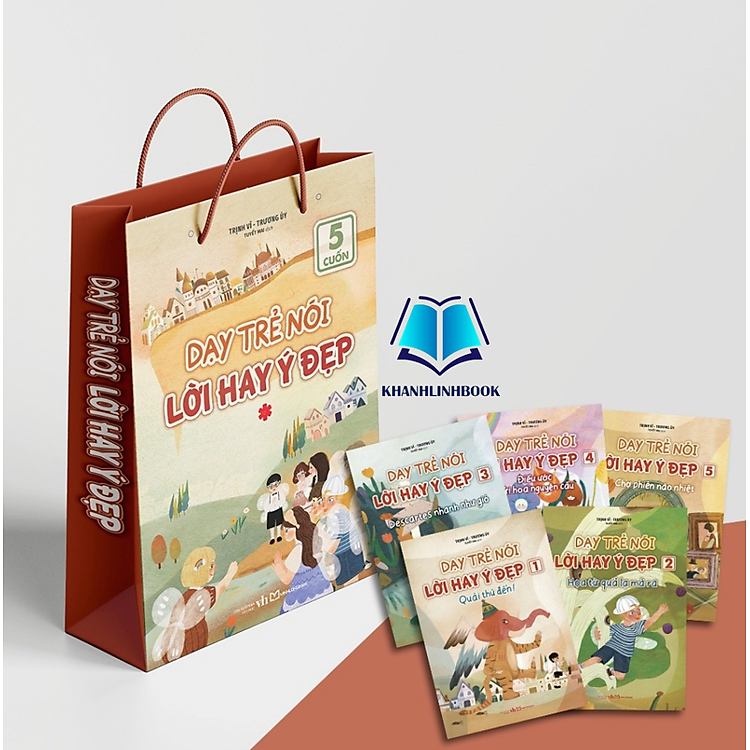 Sách - Combo Dạy Trẻ Nói Lời Hay Ý Đẹp - Túi 1 (Từ 1-5) (ML)