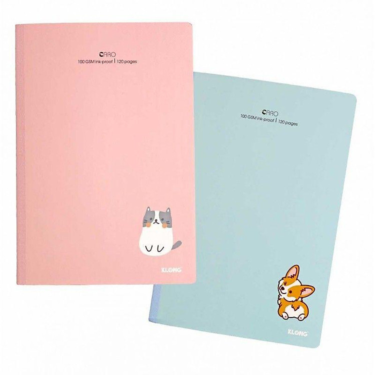 Vở may dán gáy Caro B5 (120 trang)