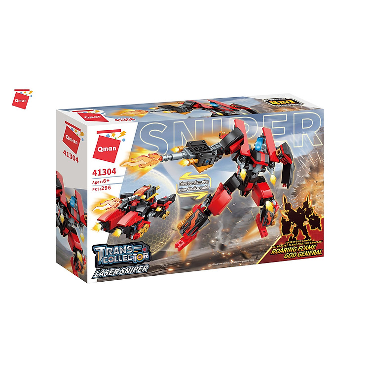 Đồ chơi xếp hình Qman - Người máy Chính hãng Giá tốt - Hình ảnh 2