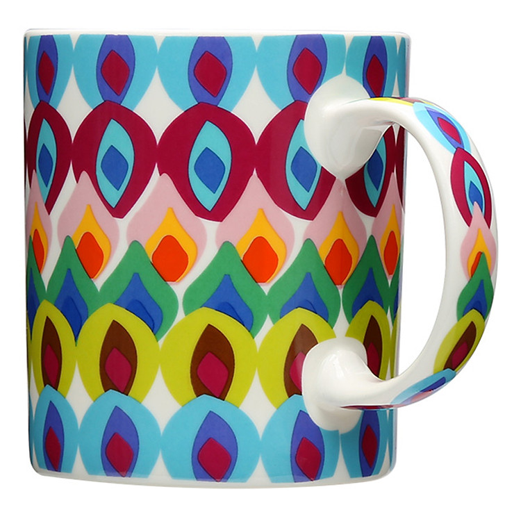 Ly Sứ Eco Mug French Bull Lock&Lock FBT008 (370ml) - Màu Ngẫu Nhiên