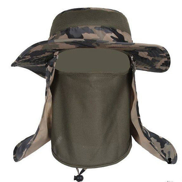 Mũ nón tai bèo chống nắng nam, mũ nón đi câu cá, cắm trại cho Nam – chống tia UV – bảo vệ da đầu