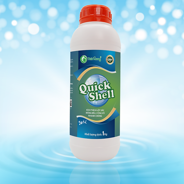 KHOÁNG SỮA BỔ SUNG HÀM LƯỢNG CAO CANXI VÀ MAGIE GIÚP TÔM BÓNG VỎ, CHẮC THỊT QUICKSHELL