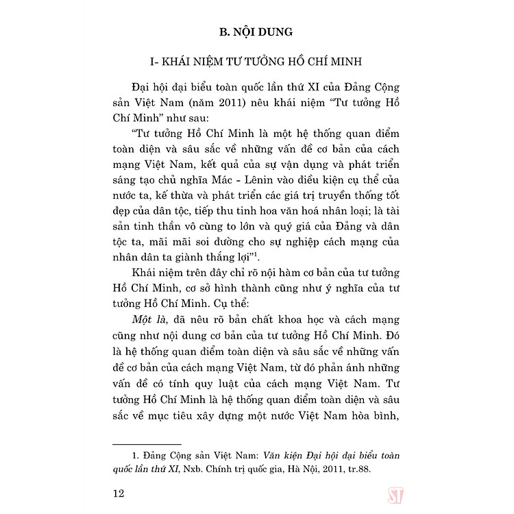 Giáo trình Tư tưởng Hồ Chí Minh (Dành cho bậc đại học hệ không chuyên lý luận chính trị) - bản in 2024 - Ảnh 6